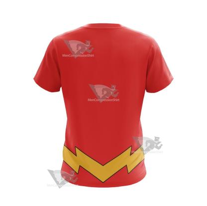Dc The Flash Lightning Belt Cosplay T-Shirt