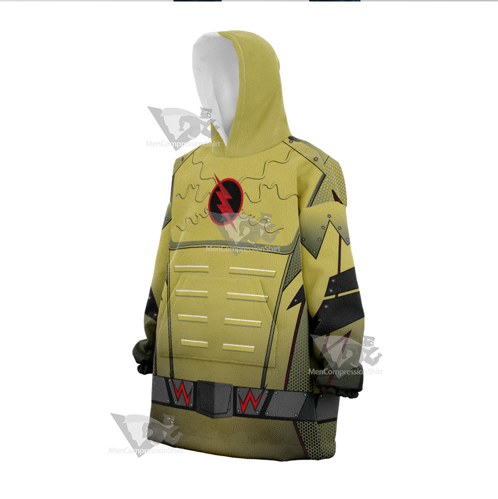 The Flash Reverse Flash Cosplay Snug Oversized Blanket Hoodie
