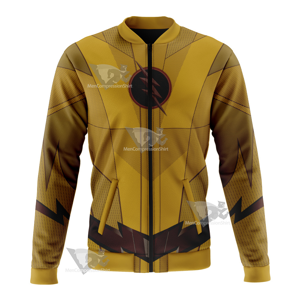 The Flash Season 8 Reverse Flash Cosplay Bomber Jacket MensCompressionShirt