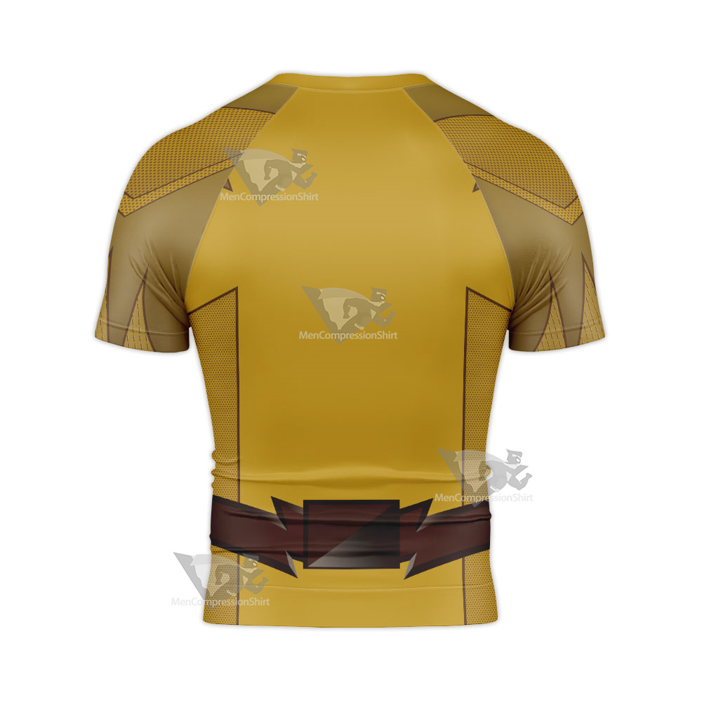 The Flash Season 8 Reverse Flash Short Sleeve Compression Shirt