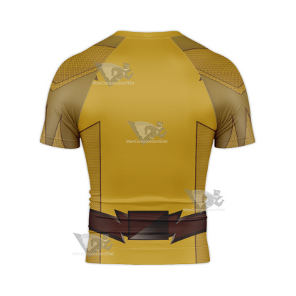The Flash Season 8 Reverse Flash Short Sleeve Compression Shirt