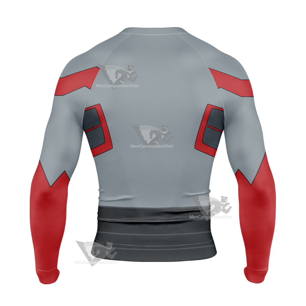 The Flash Wallace R West Burst Long Sleeve Compression Shirt