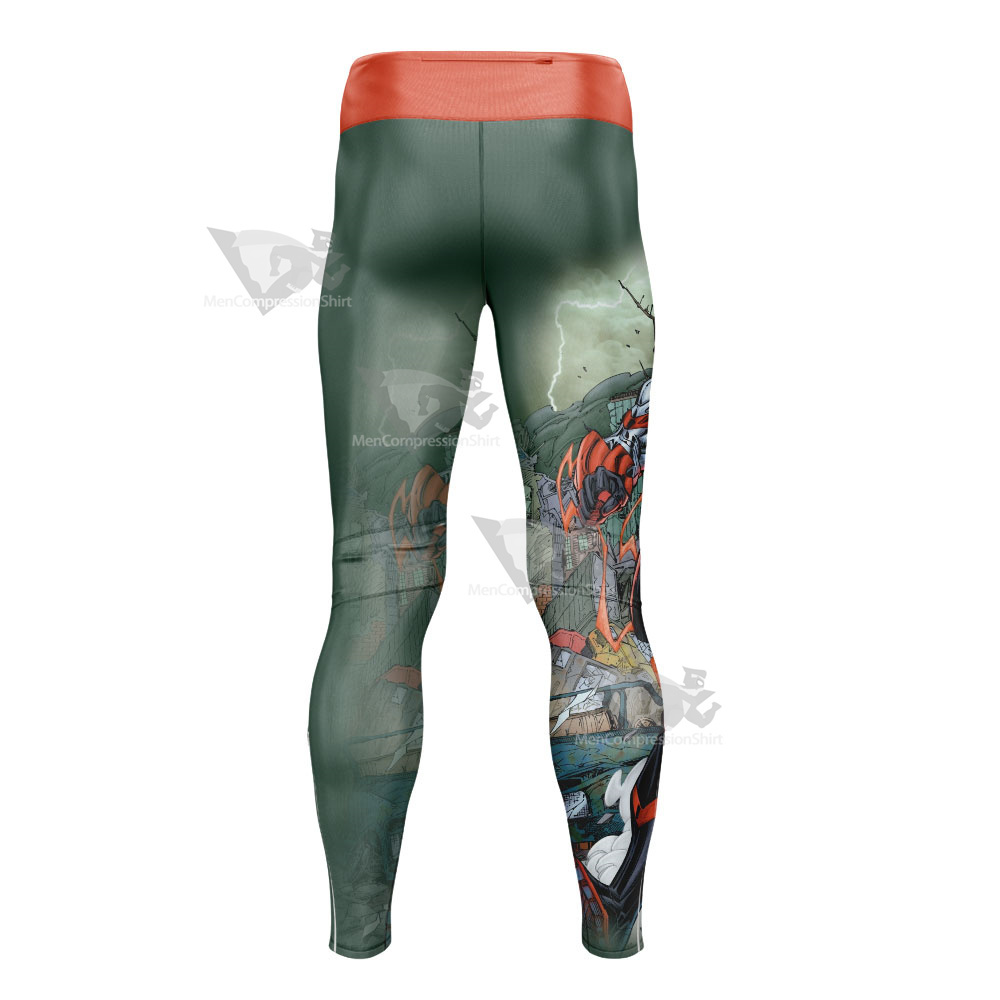 The Flash Wallace R West Burst Mens Compression Legging