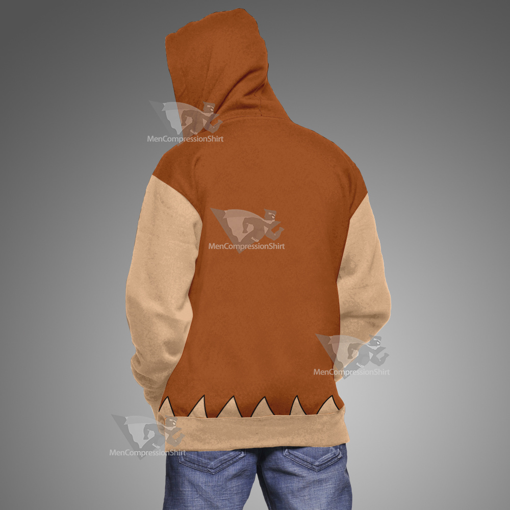 The Flintstones Barney Rubble Cosplay Hoodie