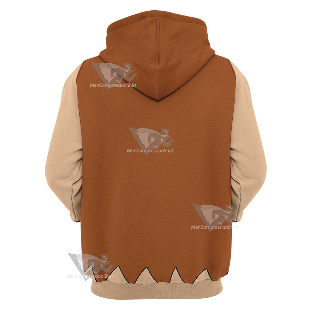 The Flintstones Barney Rubble Cosplay Hoodie