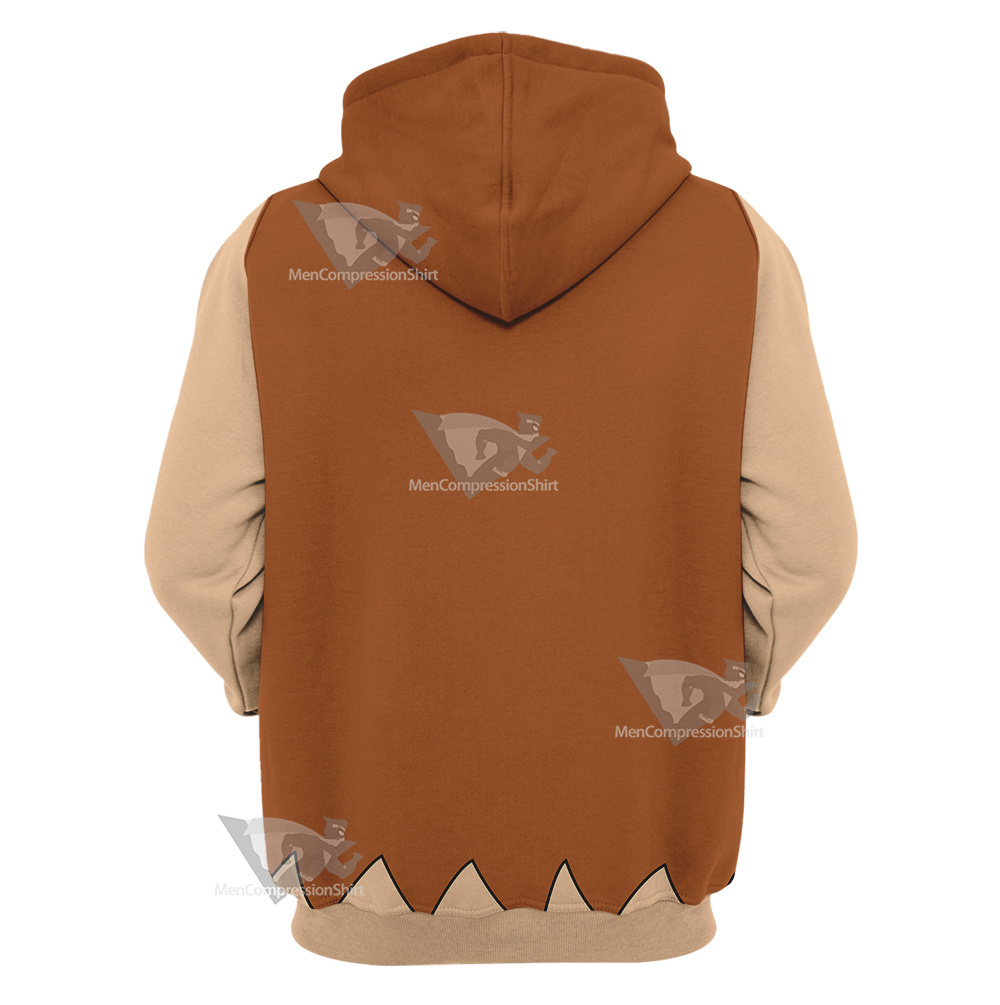 The Flintstones Barney Rubble Cosplay Hoodie