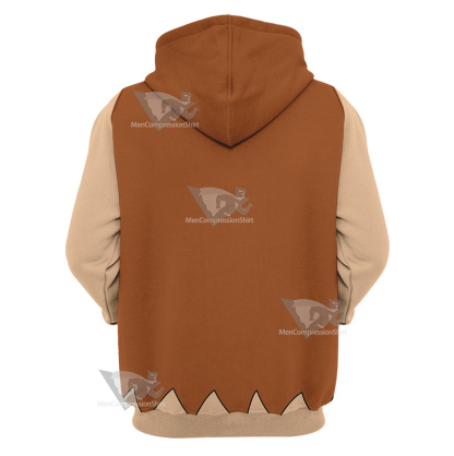 The Flintstones Barney Rubble Cosplay Hoodie