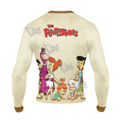 The Flintstones Character Long Sleeve Compression Shirt