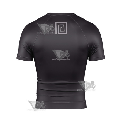 The Hollow Adam Black Cosplay Short Sleeve Compression Shirt