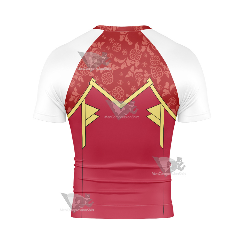 The King Of Fighters Athena Asamiya Short Sleeve Compression Shirt