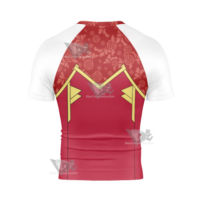 The King Of Fighters Athena Asamiya Short Sleeve Compression Shirt