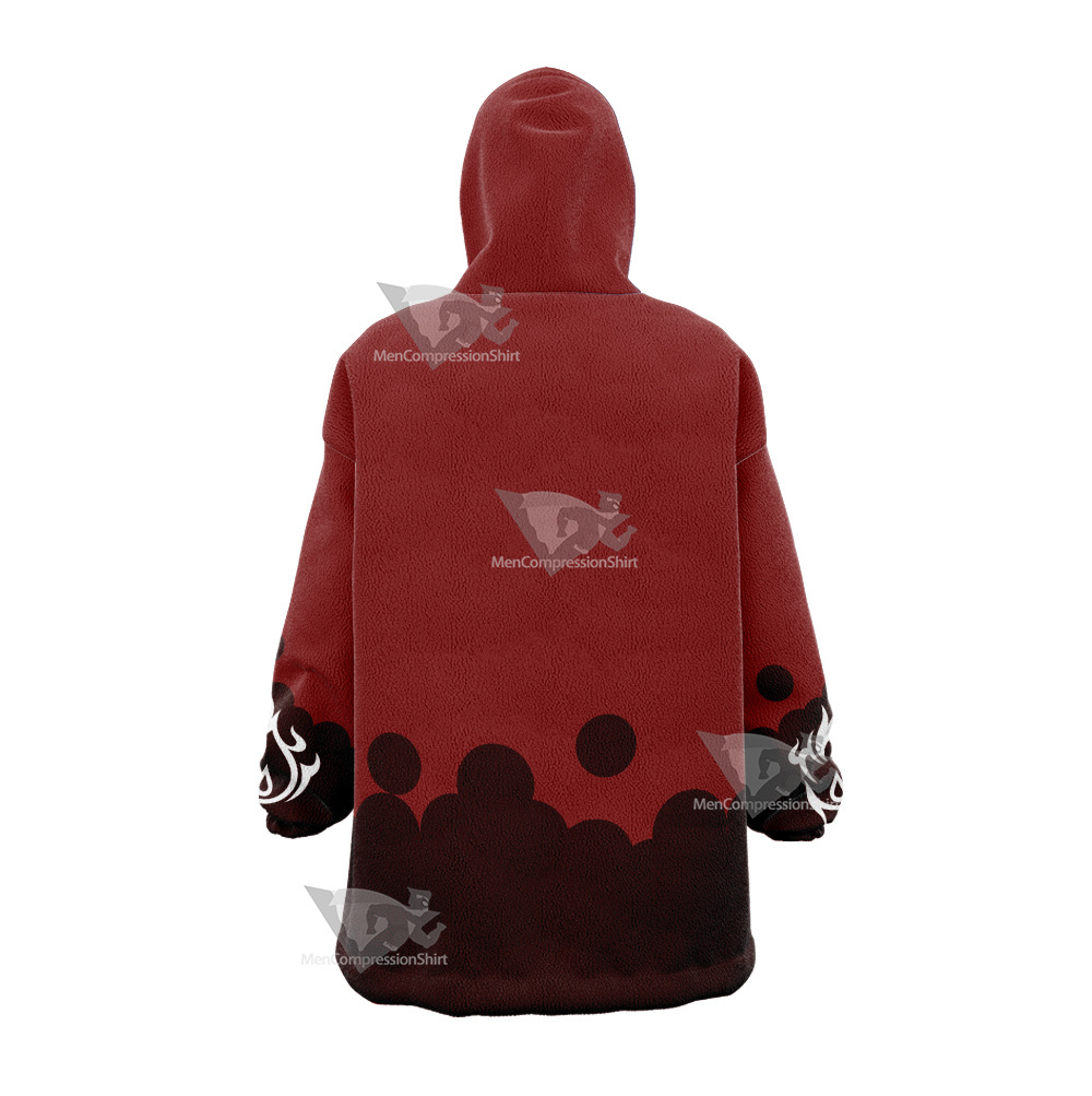 The King Of Fighters Kof Ash Crimson Snug Oversized Blanket Hoodie