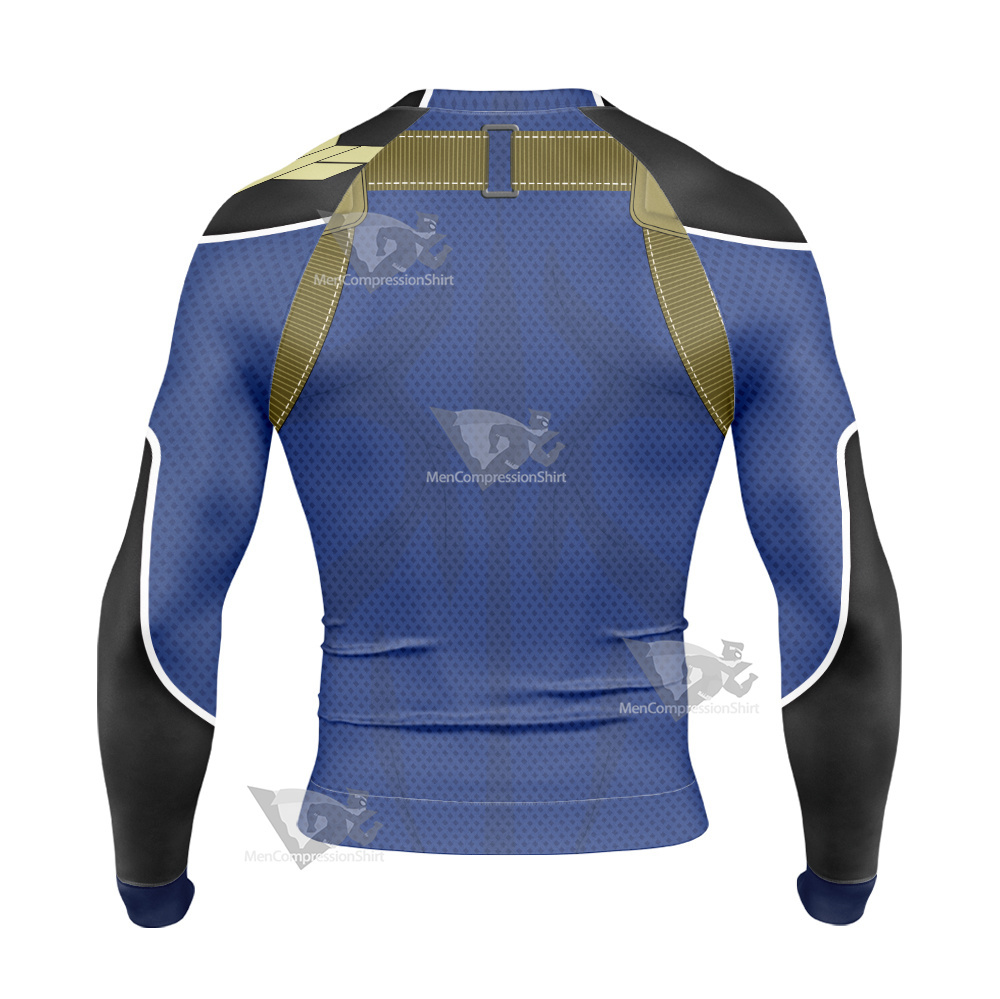The King Of Fighters Kof Xv Heidern Long Sleeve Compression Shirt