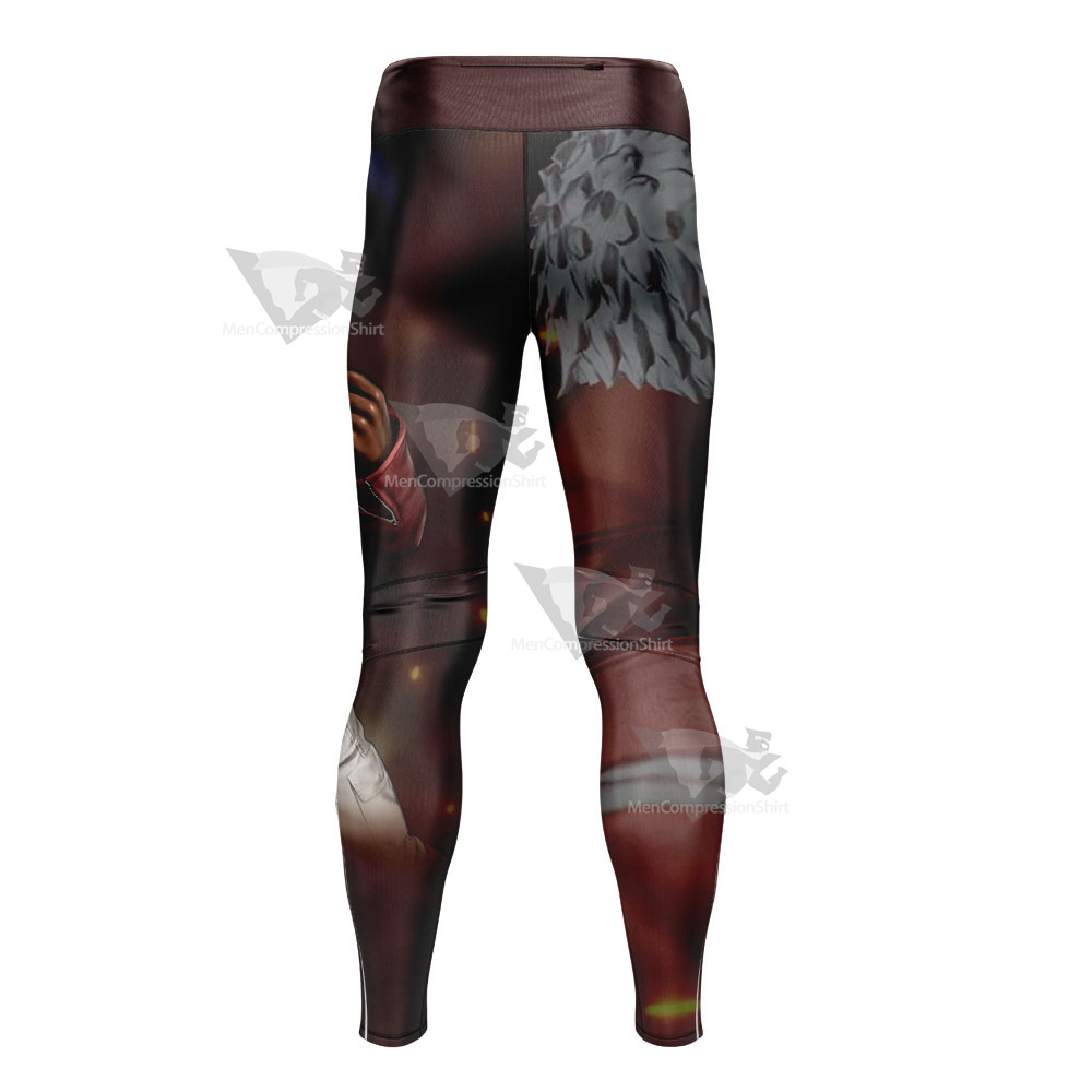 The King Of Fighters Kof Xv Yashiro Nanakase Mens Compression Legging