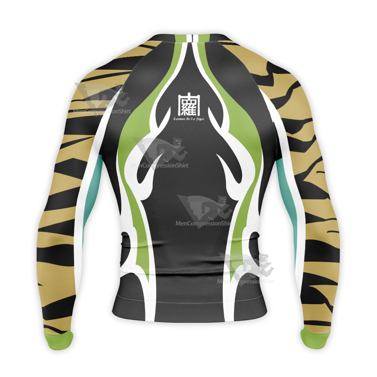The King Of Fighters Ramon Leopard Print Long Sleeve Compression Shirt