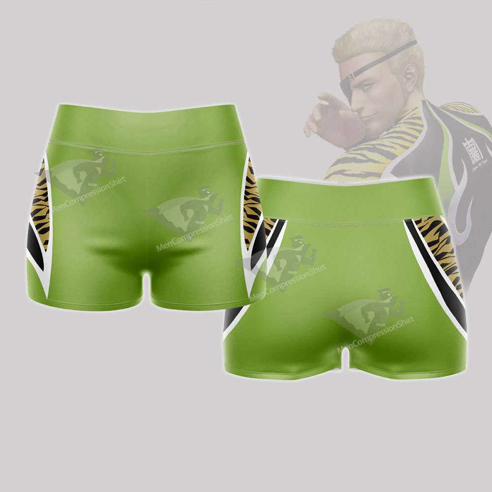 The King Of Fighters Ramon Leopard Print Women Sports Shorts