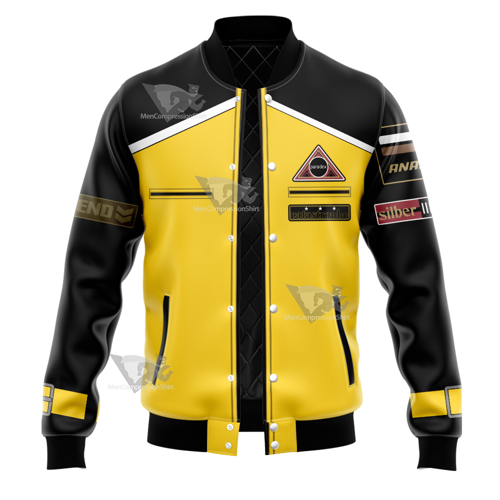 SNK KOF XV CONVENTION JACKET XLサイズ スカジャン the King of Fighters XV Krohnen Varsity Jacket – MensCompressionShirt
