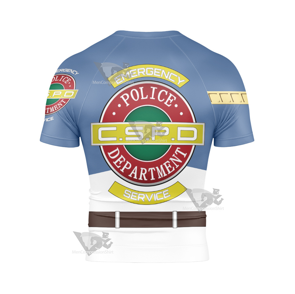 The Legend Of Heroes Lloyd Bannings Short Sleeve Compression Shirt