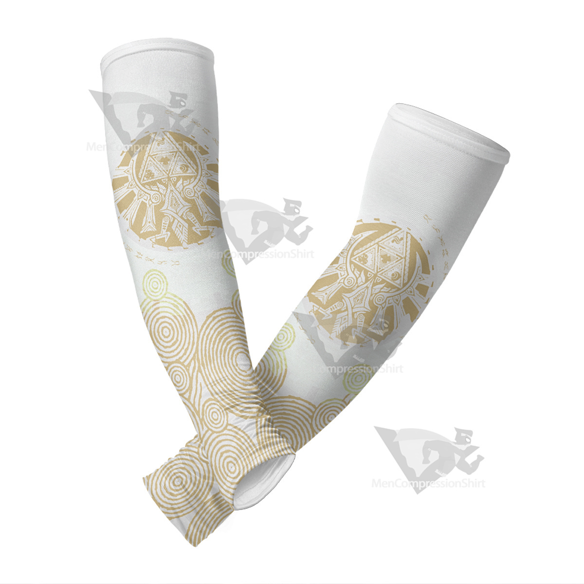 The Legend Of Zelda Ancient Ruins Pattern Compression Arm Sleeve