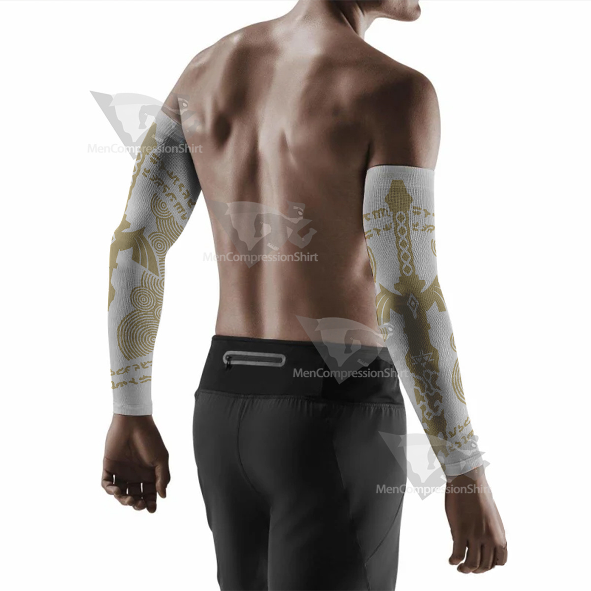 The Legend Of Zelda Broken Master Sword Compression Arm Sleeve