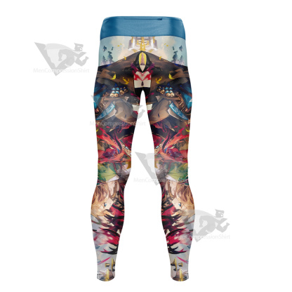 The Legend Of Zelda Link Illustration Men Compression Legging-MensCompressionShirt