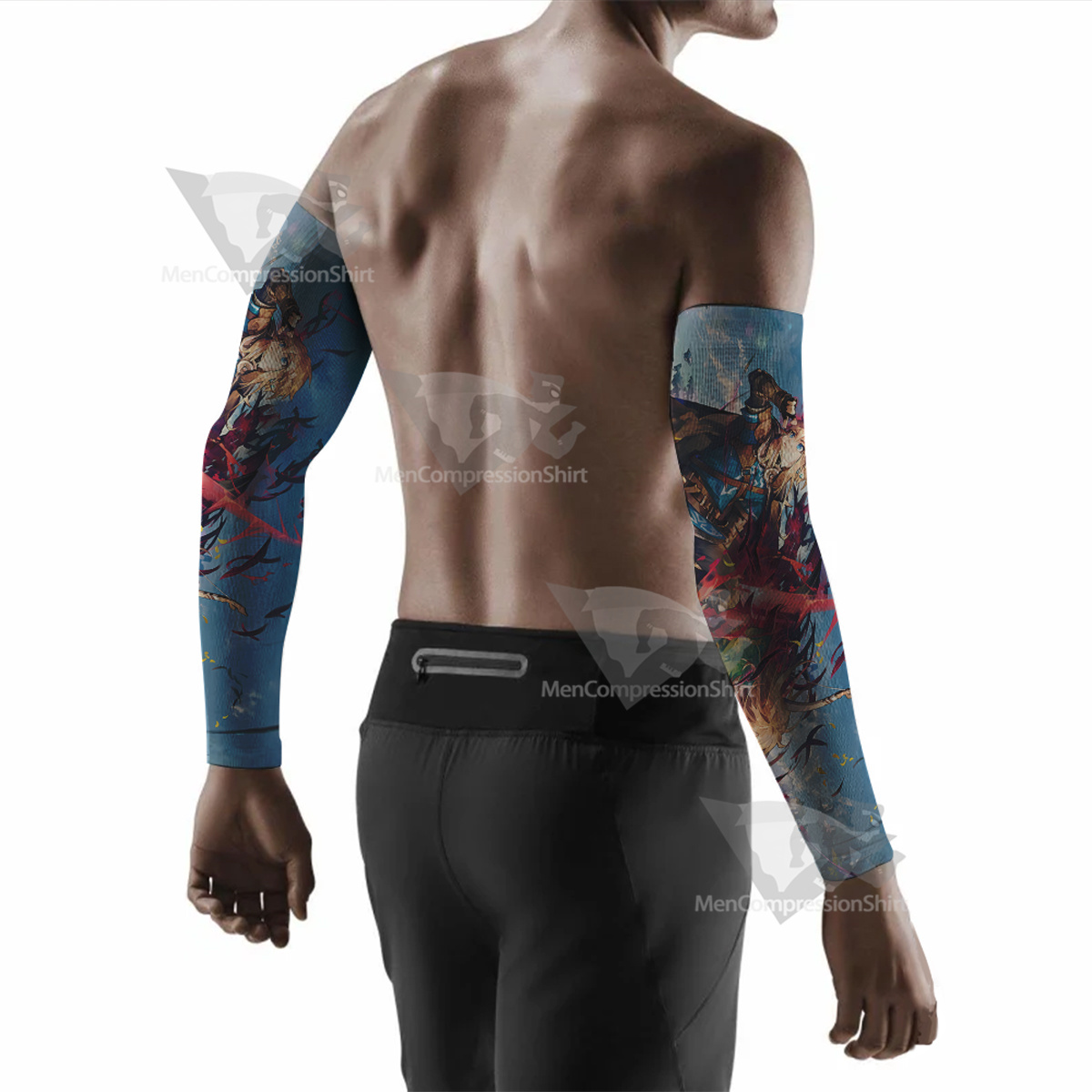 The Legend Of Zelda Link Personalized Illustration Compression Arm Sleeve