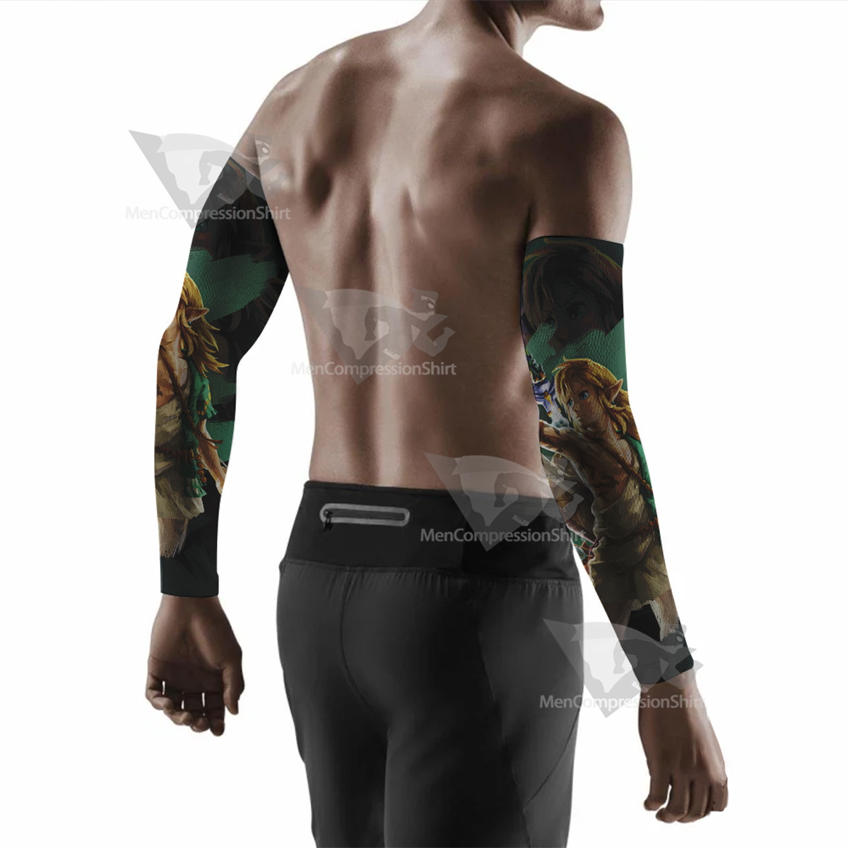 The Legend Of Zelda Link Portrait Compression Arm Sleeve