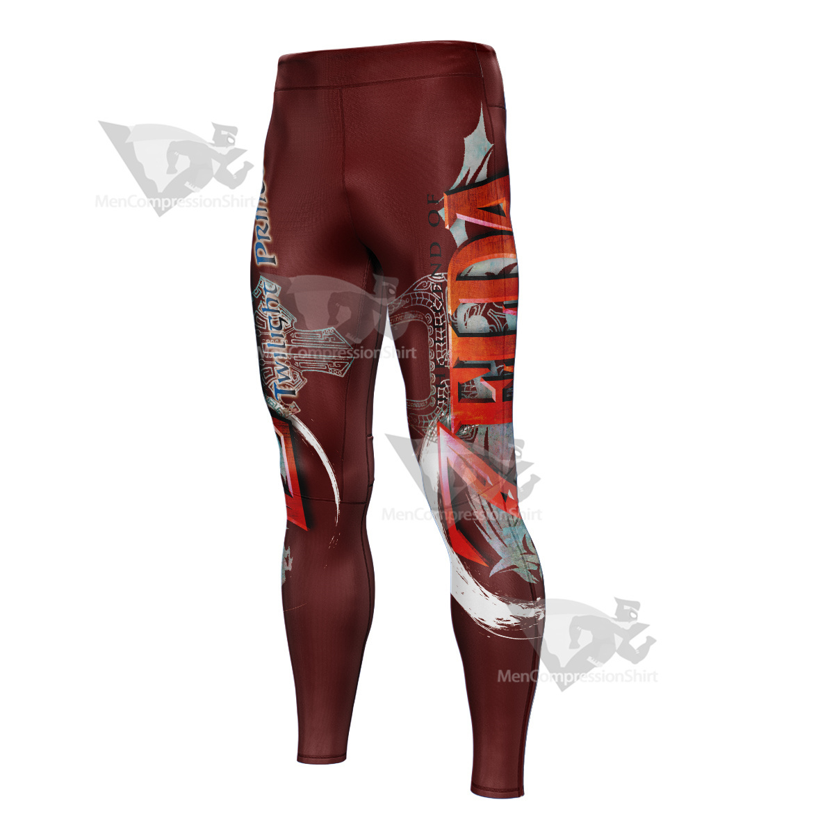 The Legend Of Zelda Twilight Princess Men Compression Legging-MensCompressionShirt
