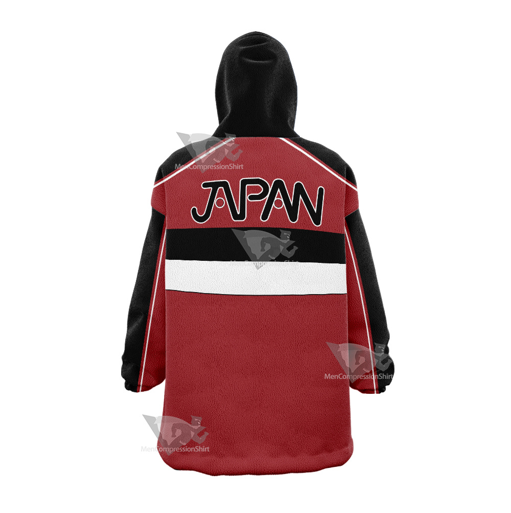 The Prince Of Tennis 2 Houou Byodoin Ryoga Echizen Red Snug Oversized Blanket Hoodie