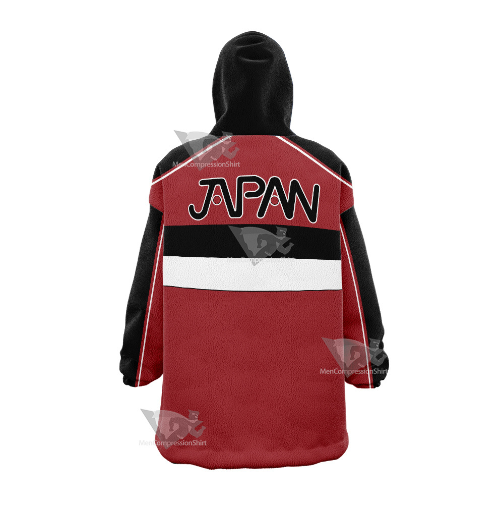 The Prince Of Tennis 2 Houou Byodoin Ryoga Echizen Red Snug Oversized Blanket Hoodie