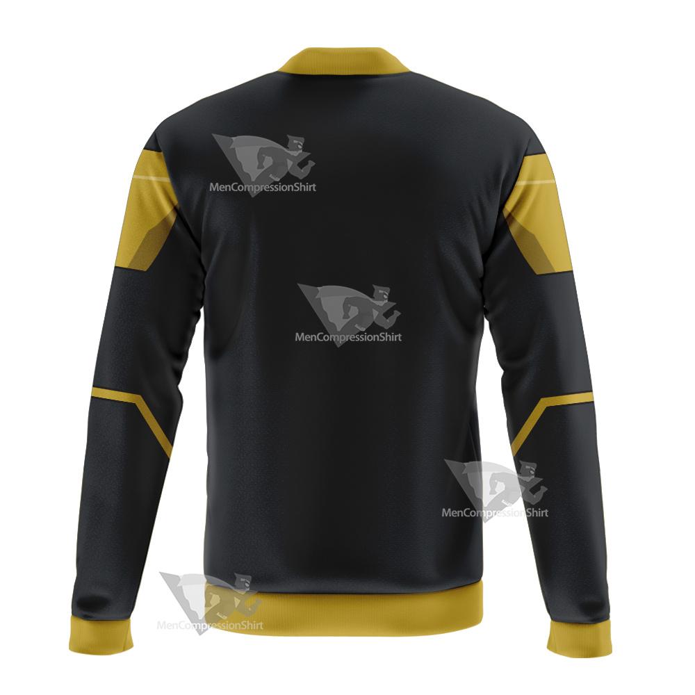Dc The Ray Grey Cosplay Bomber Jacket