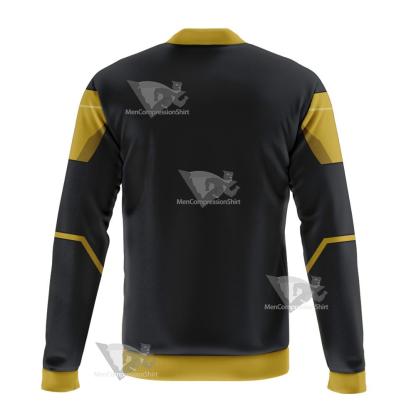 Dc The Ray Grey Cosplay Bomber Jacket