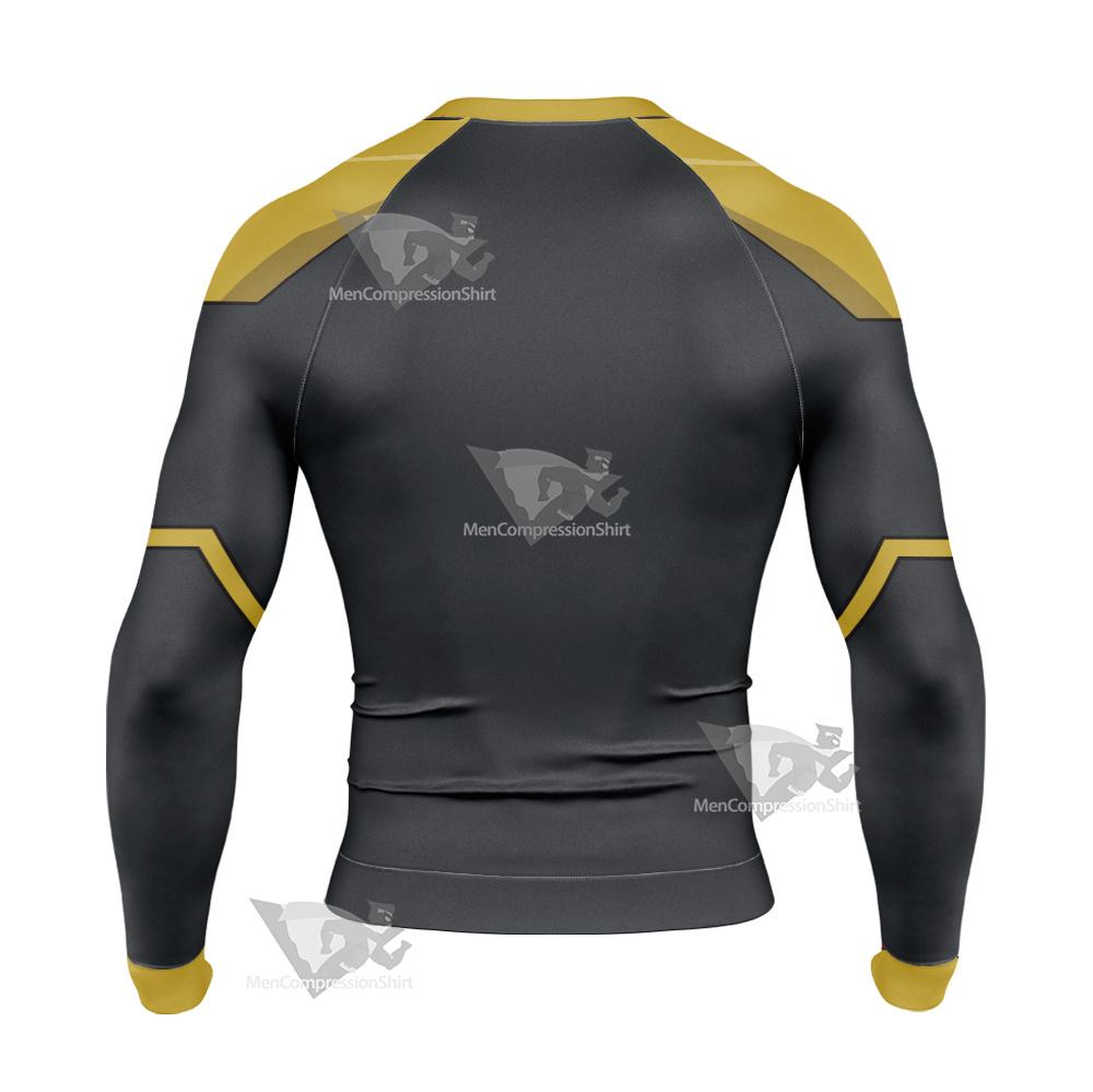 Dc The Ray Grey Cosplay Long Sleeve Compression Shirt