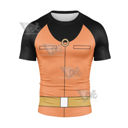The Secret Saturdays Doc Orange Cosplay Short Sleeve Compression Shirt