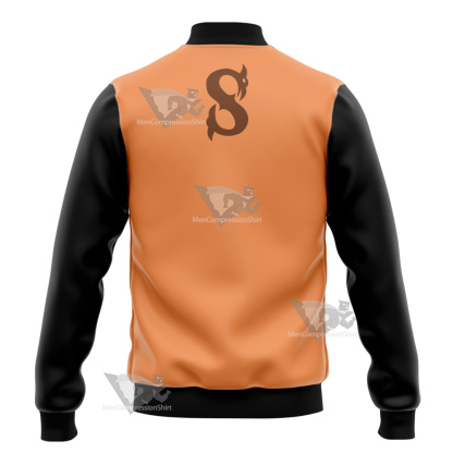 The Secret Saturdays Zak Yellow Csplay Varsity Jacket