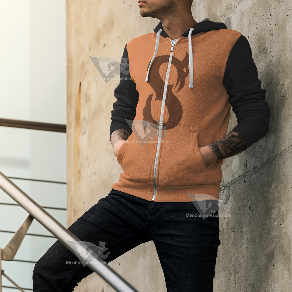 The Secret Saturdays Zak Yellow Csplay Zip Up Hoodie
