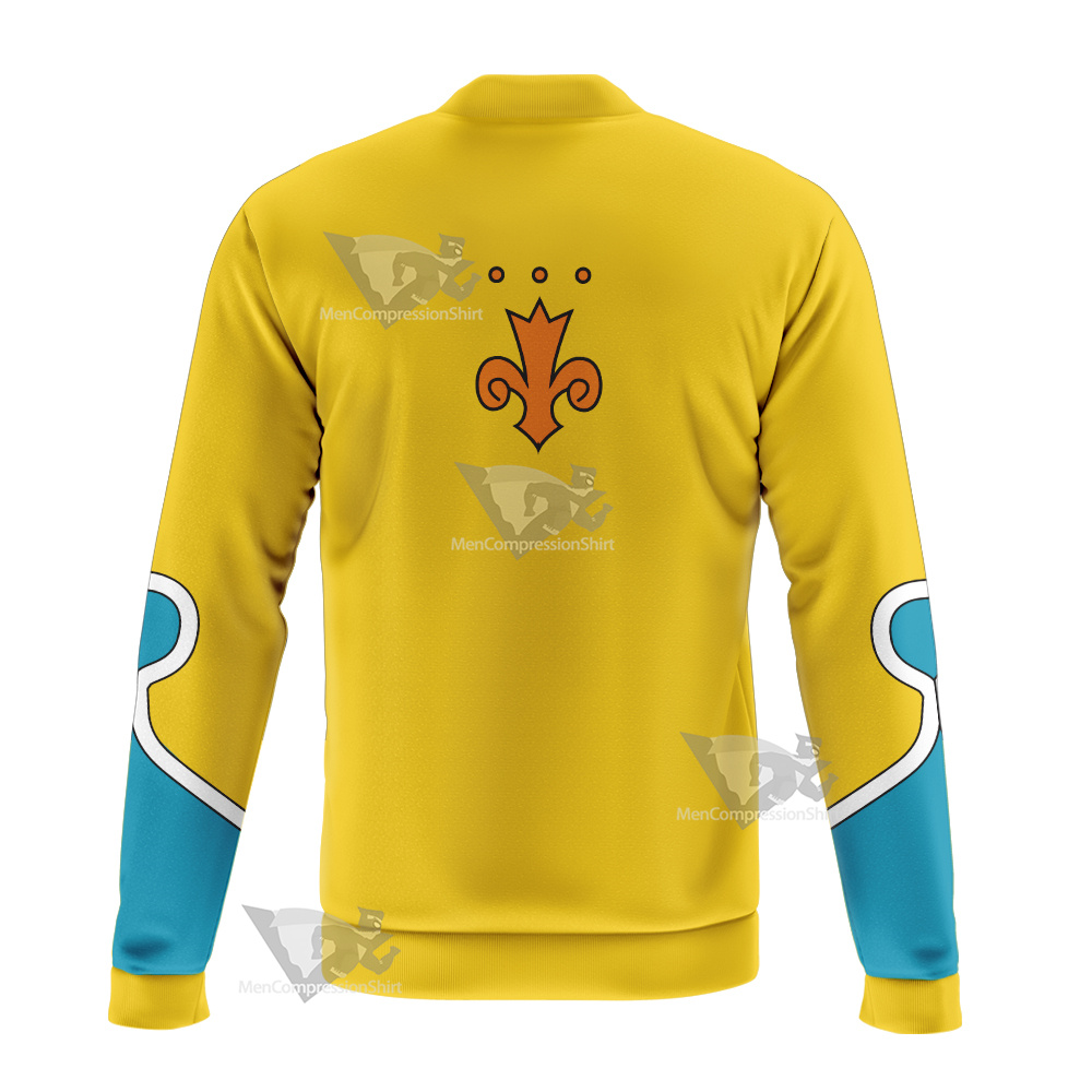 The Seven Deadly Sins Tristan Liones Yellow Bomber Jacket