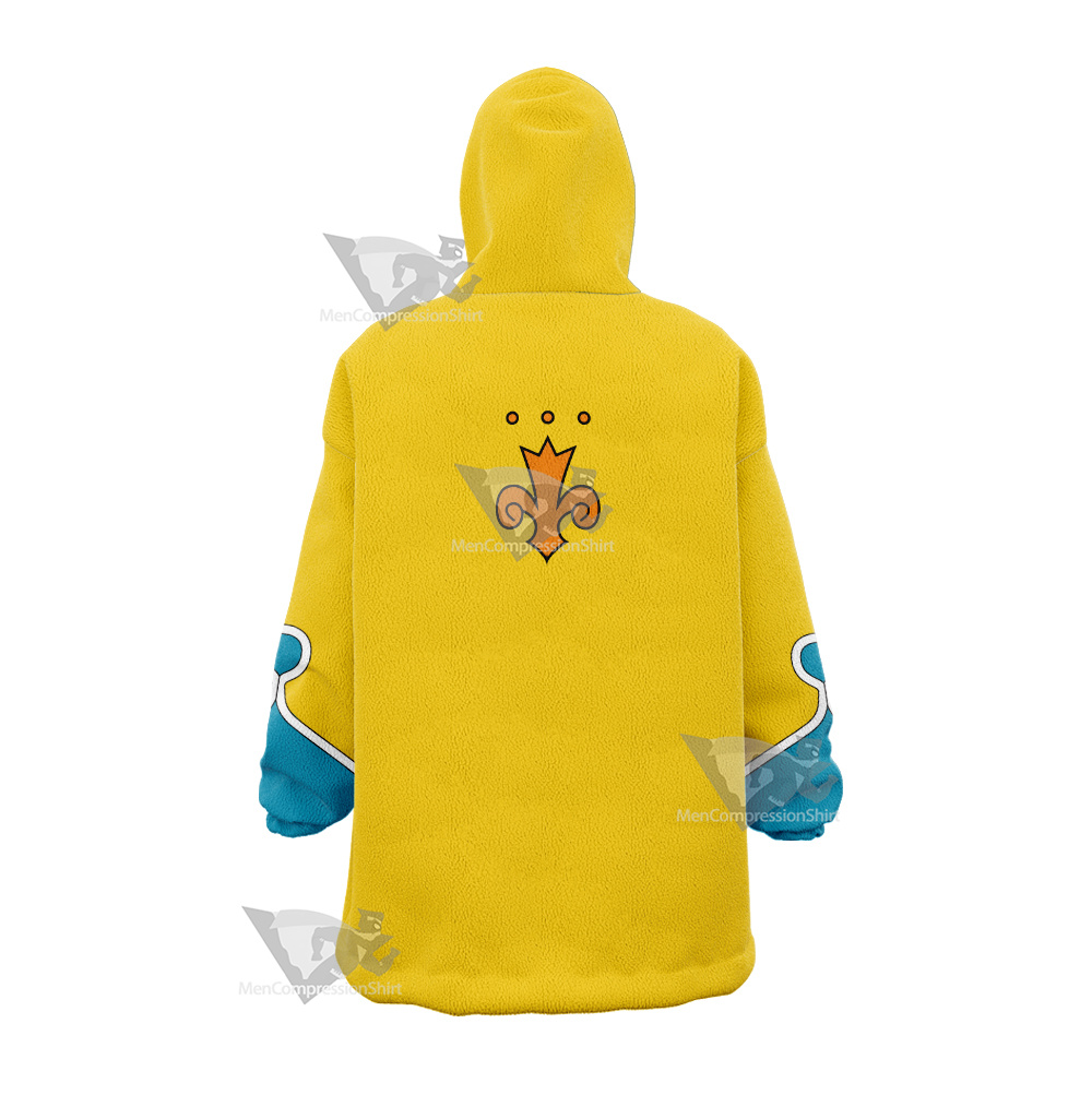 The Seven Deadly Sins Tristan Liones Yellow Snug Oversized Blanket Hoodie