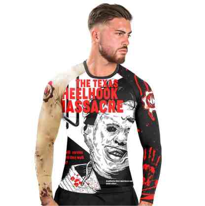 The Texas Halloween Mens Long Sleeve Rash Guard