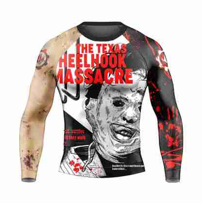 The Texas Halloween Mens Long Sleeve Rash Guard