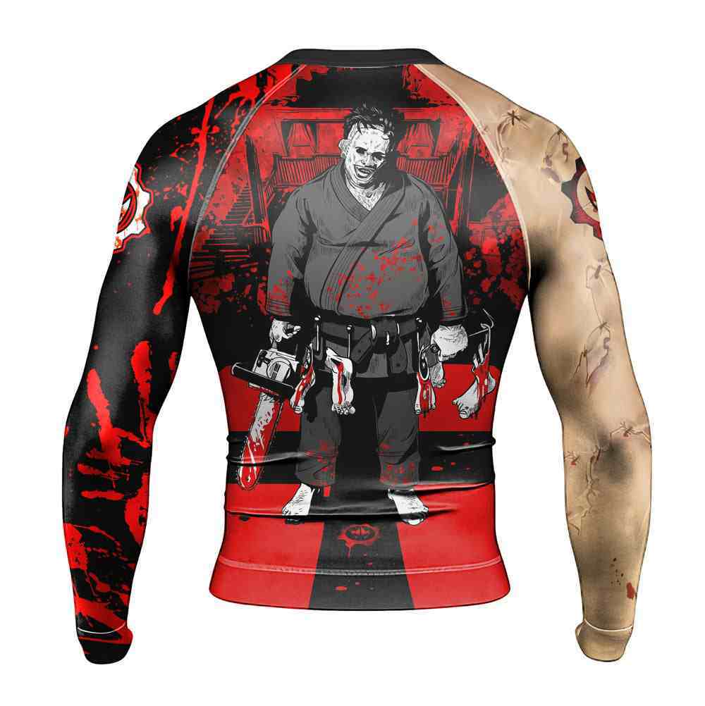 The Texas Halloween Mens Long Sleeve Rash Guard