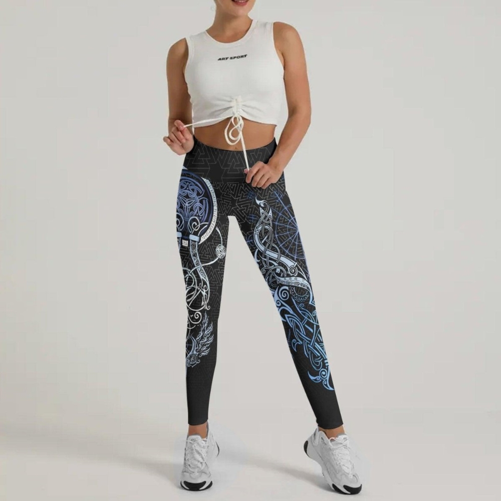 The Valkyries Of Valhalla Women Compression Legging