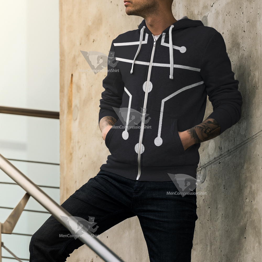 The Zeta Project Rosalie Rowan Black Cosplay Zip Up Hoodie