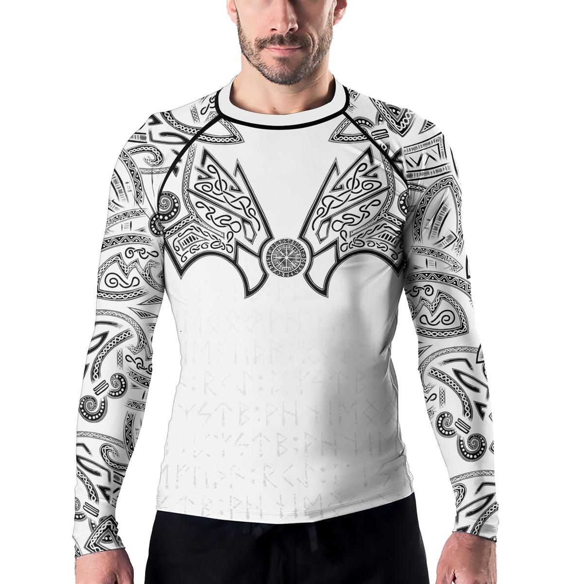 Thors Hammer Mens Long Sleeve Compression Shirt