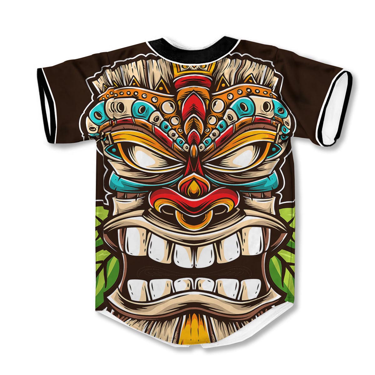 Tiki Hawaiian 3d Print Full Size Baseball Jerseys