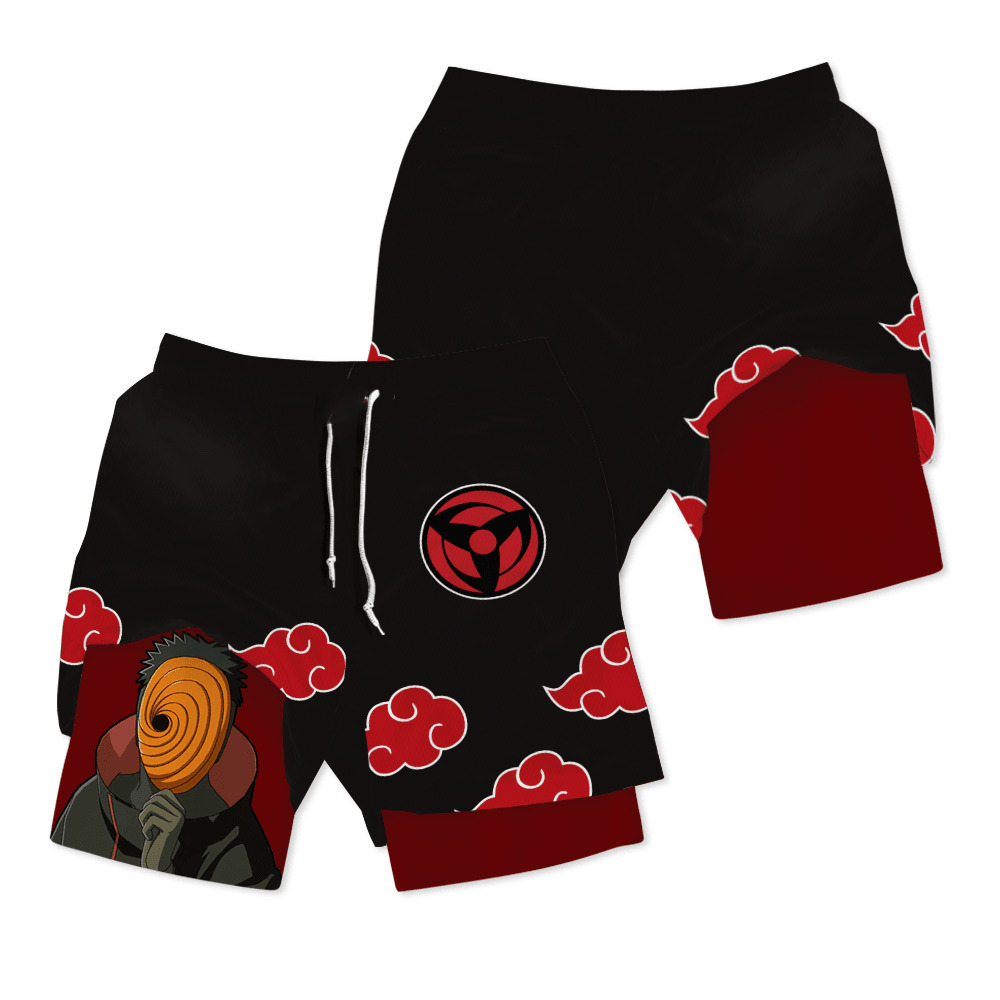 Tobi Anime Compression Gym Shorts
