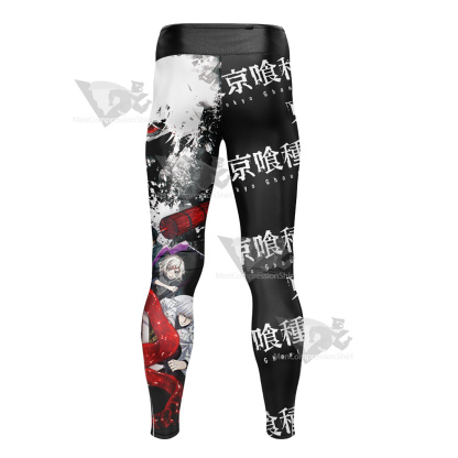 Tokyo Ghoul Black Mens Compression Legging