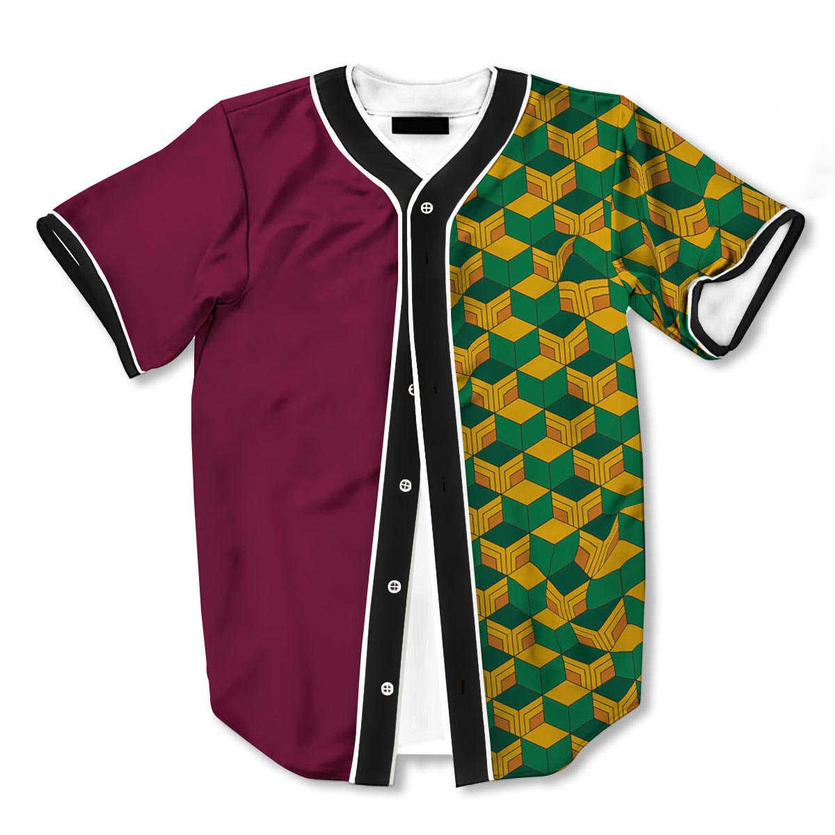Tomioka 3d Print Full Size Pattern Baseball Jerseys
