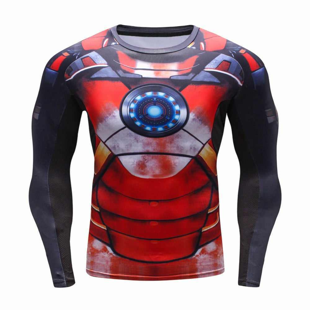 Tony Stark Gym Compression Shirt For Men