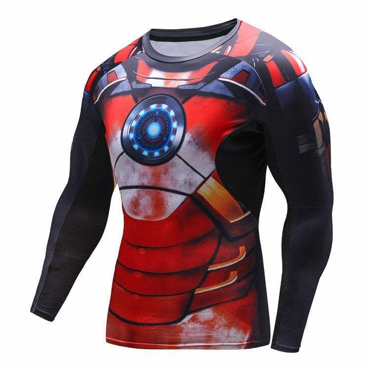 Tony Stark Gym Compression Shirt For Men